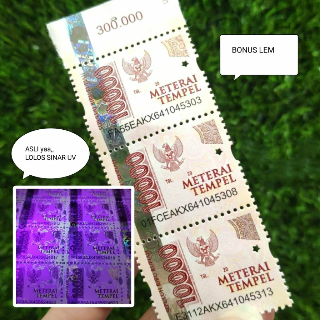 

METERAI10000 Asli lolos sinaruv METERAI PERANGKO