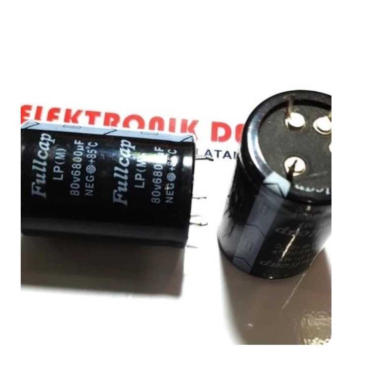 RH8423 New Capasitor Kapasitor Elco 6800uf 80volt 6800 uf 80 v by PCM LTC GLODOK