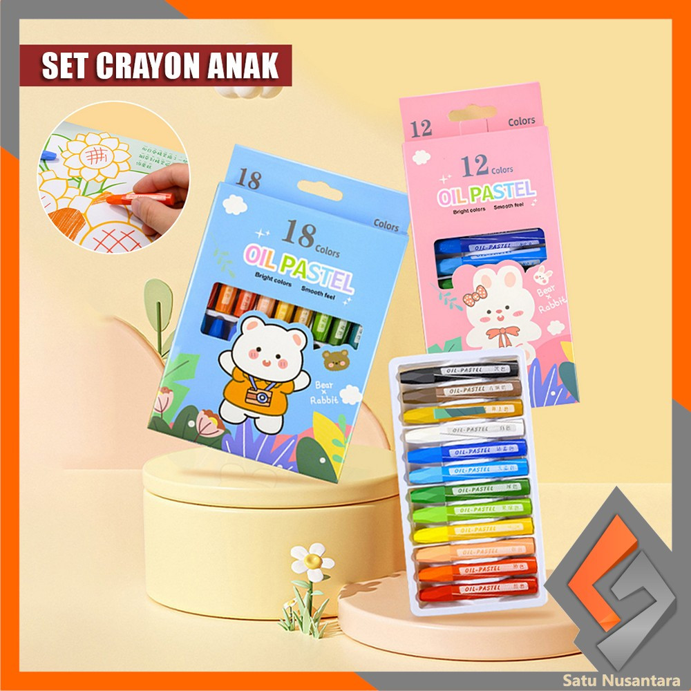 

EC SN-A99 Crayon Oil Pastel Isi 12 Warna Motif Kartun Perlengkapan Mewarnai Anak / Set Krayon Pigmentasi Tinggi Aman Untuk Anak