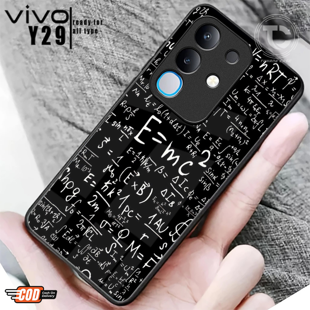 Case Handphone Rumus Untuk vivo y29 y19s y02 y03/y18 Terbaru - Softcase Glass - Hardcase 2D Glossy -
