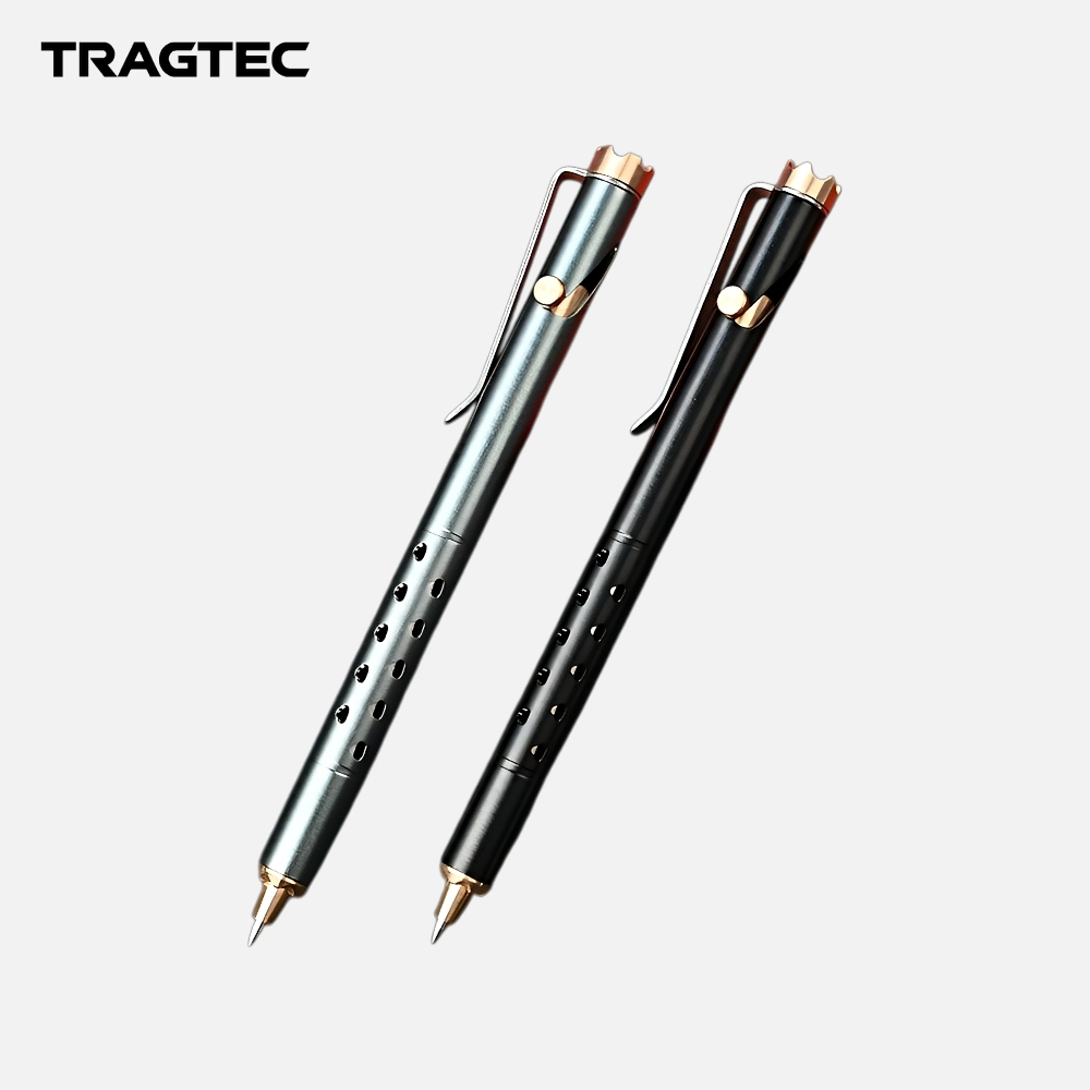 

TRAGTEC Aluminum Alloy Bolt Action Ballpoint Pen Alat Tulis Pulpen