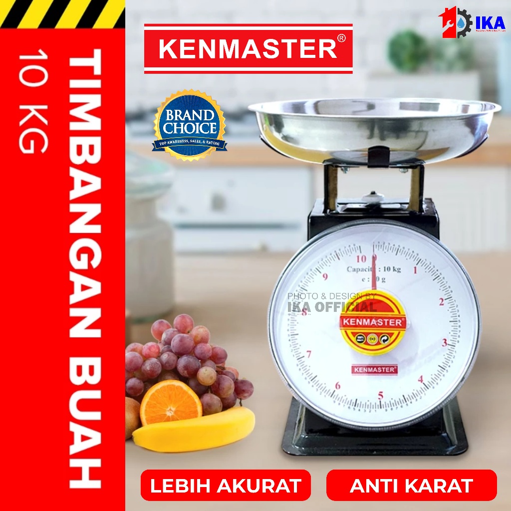 Timbangan Buah 10 KG KENMASTER - Timbangan Sembako - Timbangan Duduk Serbaguna - 10 KG