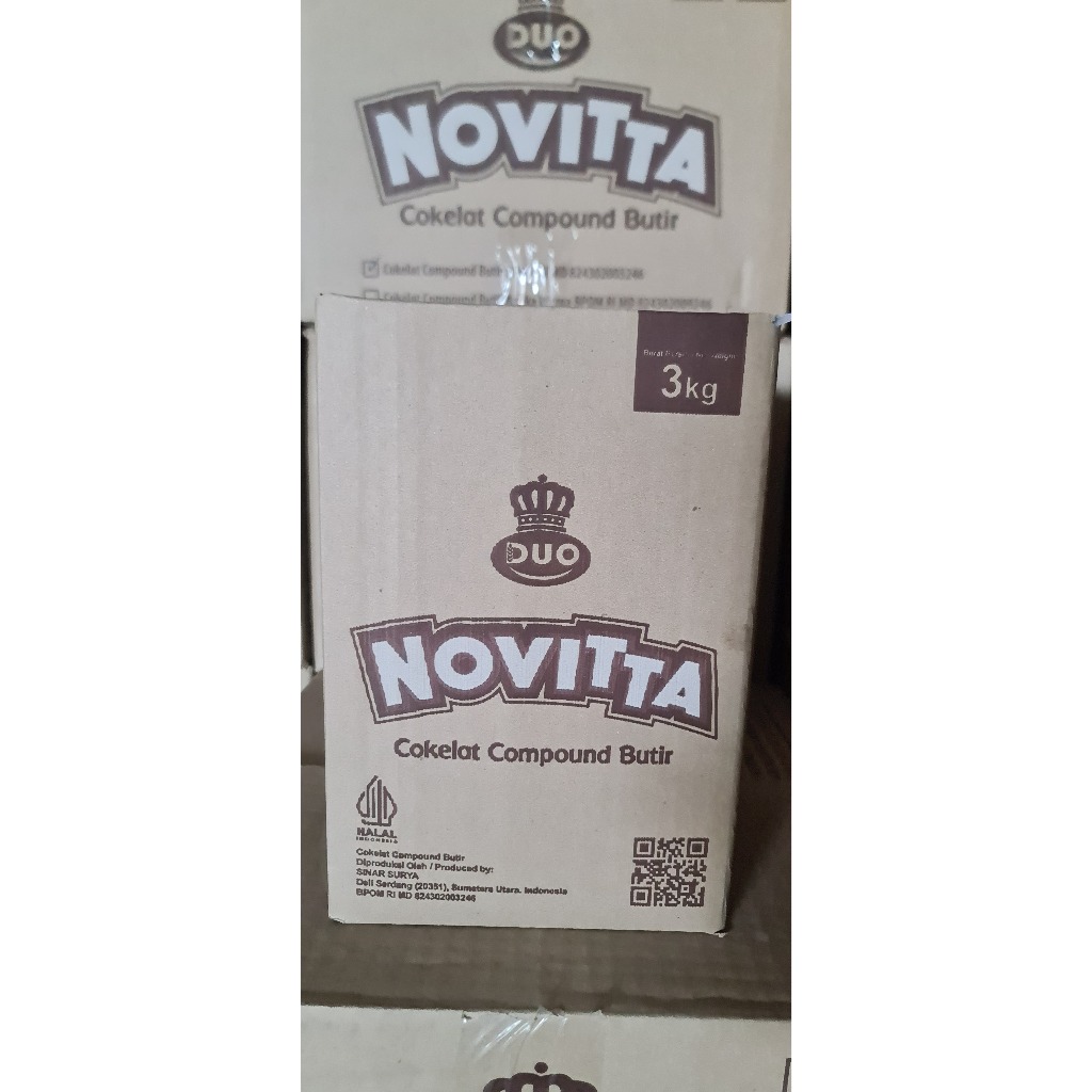 

Meses Coklat Novitta Kemasan 3kg/ Coklat Butir