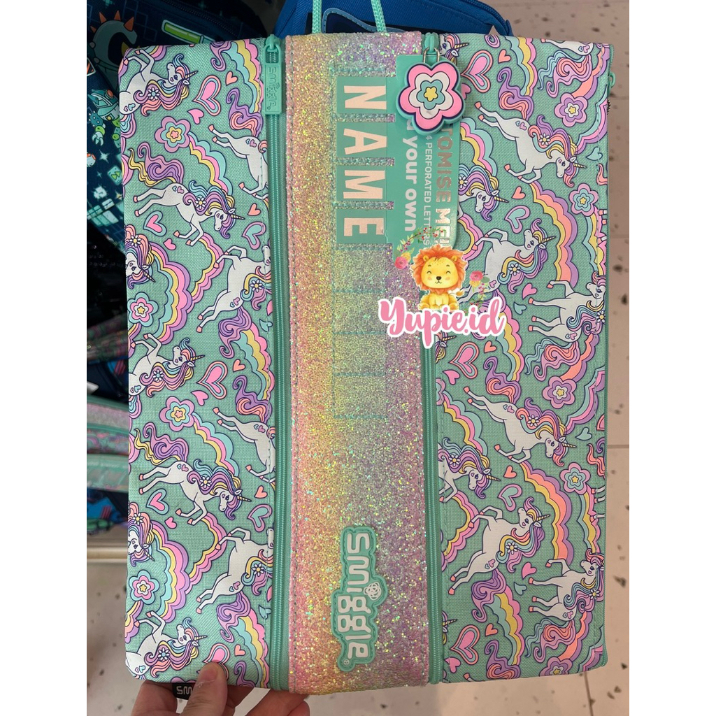 

smiggle bright side 330 pouch pencil paper / tempat pensil dan buku