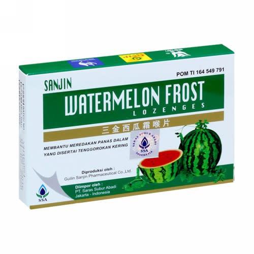 

SANJIN WATERMELON FROST LOZENGES 12 TABLET PERMEN SEMANGKA / WATERMELON FROST
