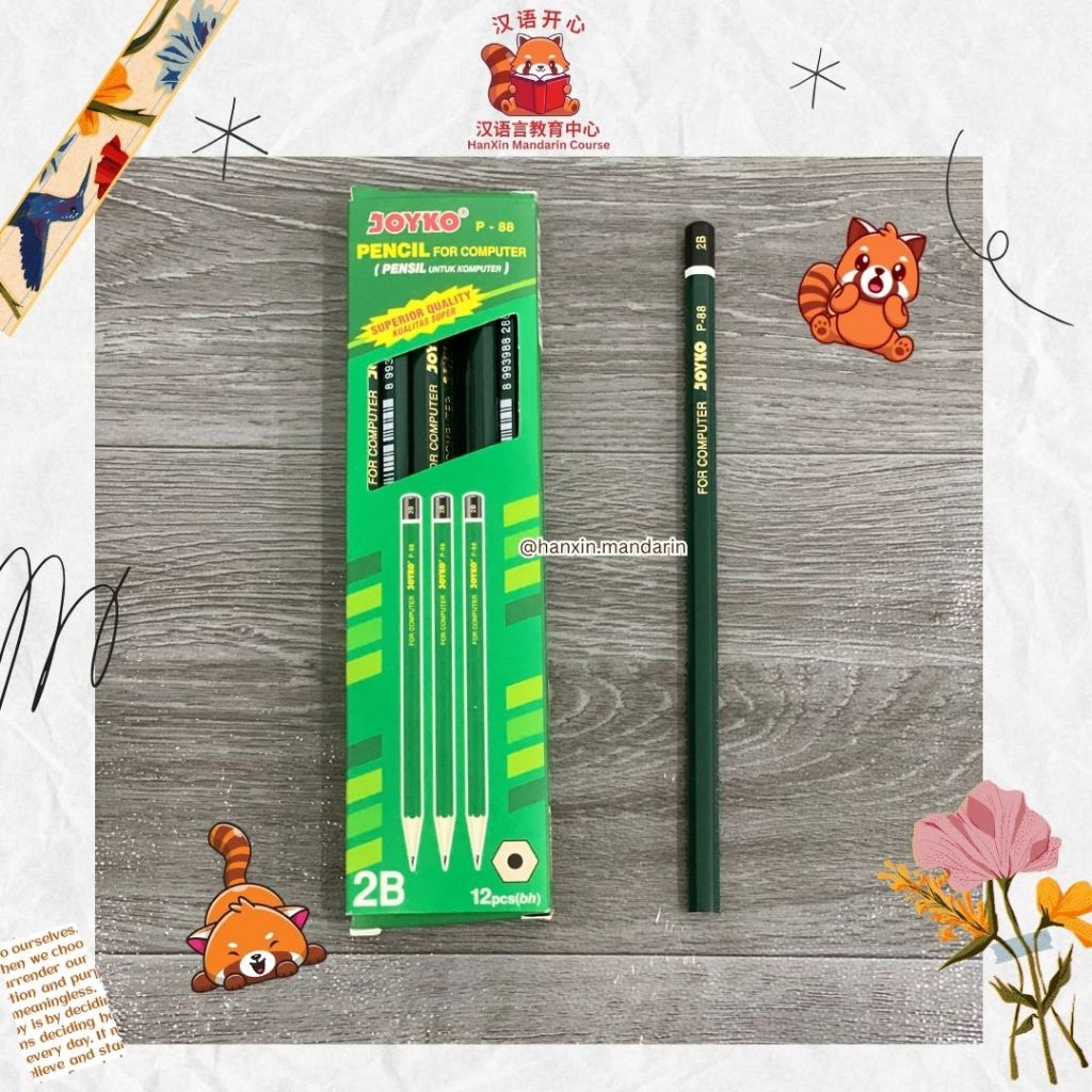 

Pensil 2B Joyko Pensil Komputer Pensil P-88