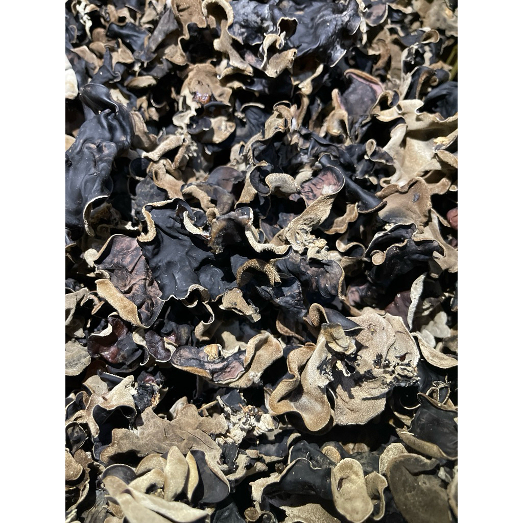 

Jamur kuping kering 1 kg standart mix grade gratis ongkir