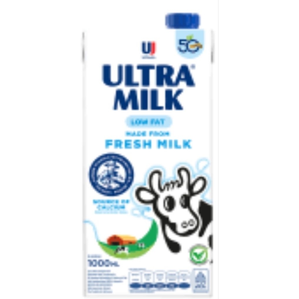 

susu ultra milk low fat 1 liter