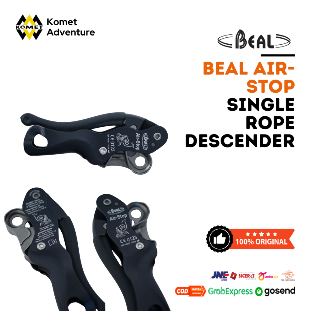 Beal Air Stop Single Rope Descender