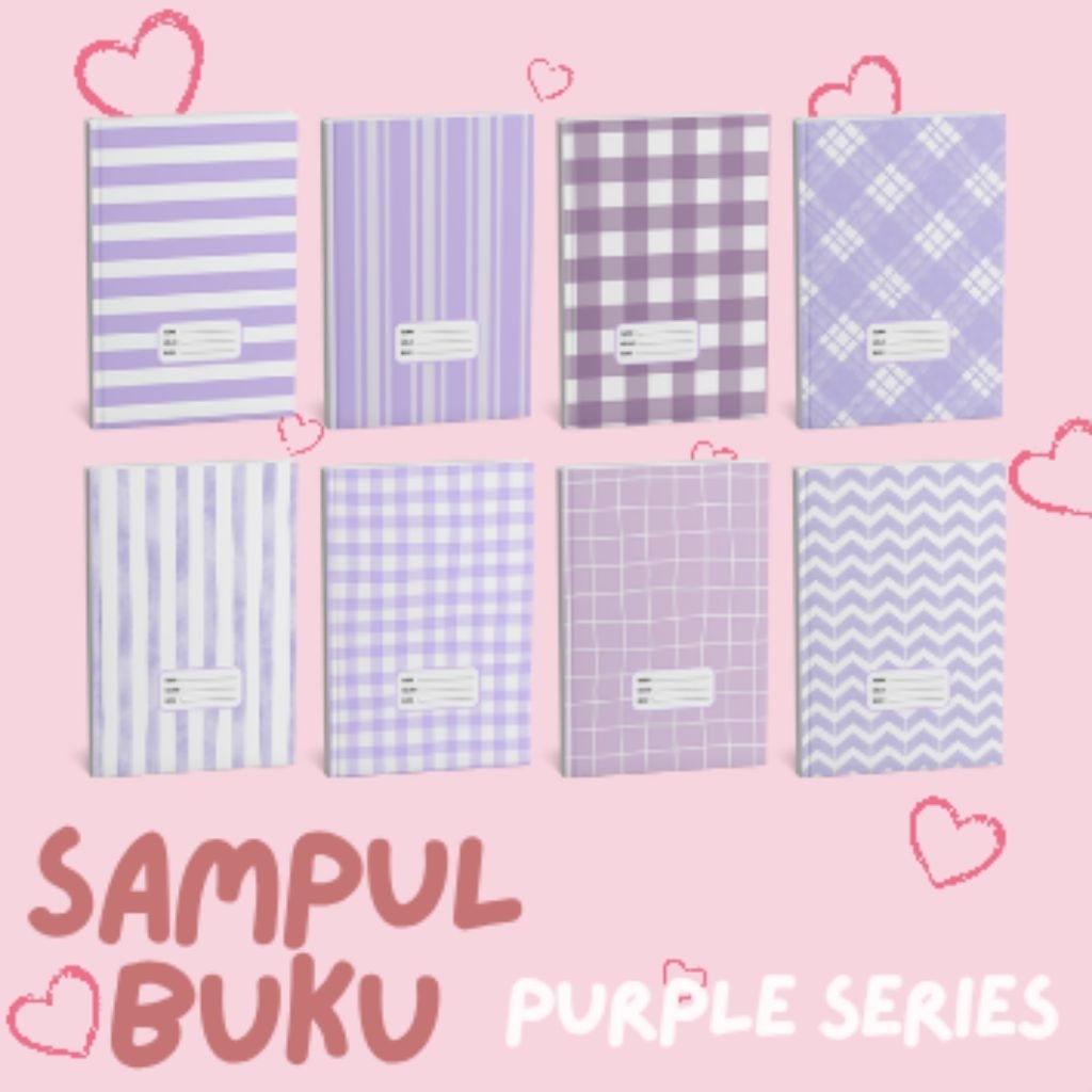 

[TERMURAH] PAPIER - SAMPUL BUKU AESTHETIC MOTIF PURPLE UNGU | SAMPUL BUKU SIDU KIKI | BIGBOSS CAMPUS