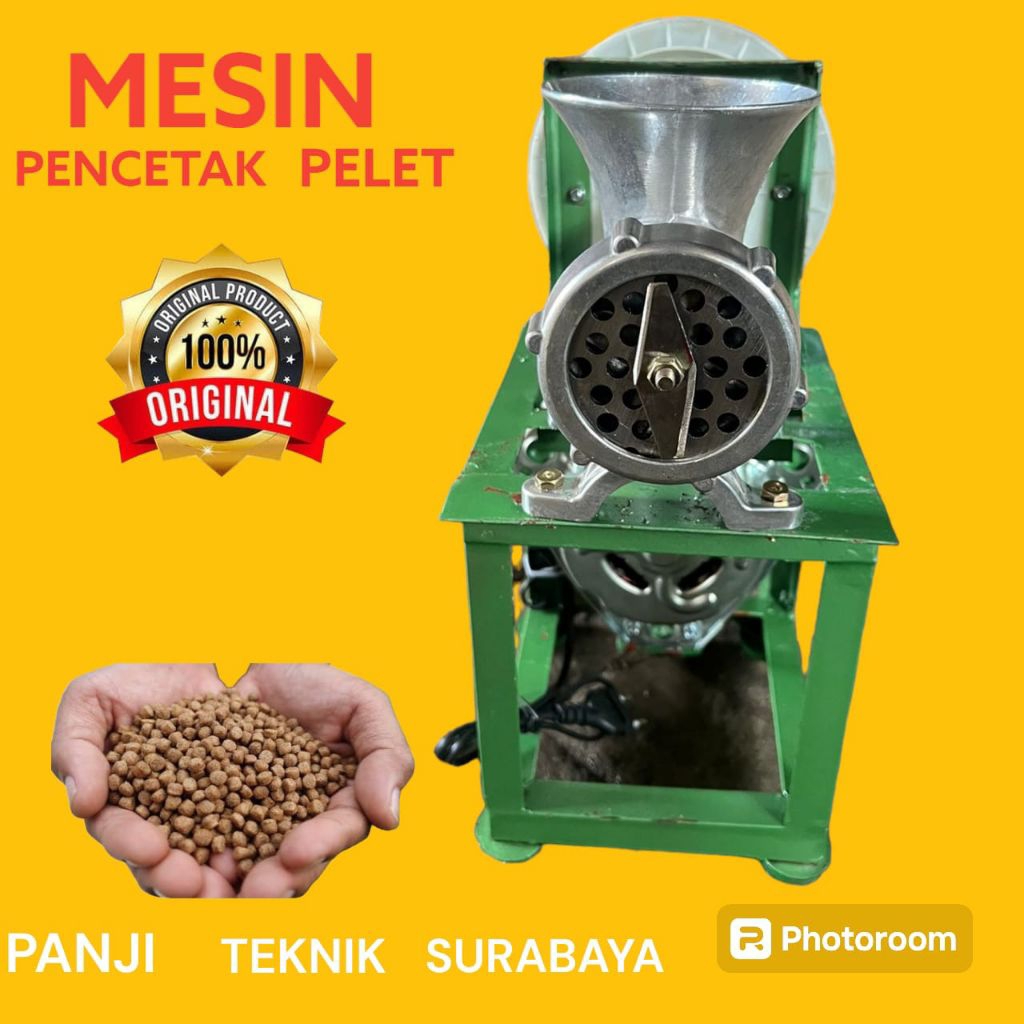MESIN CETAK PELET PAKAN TERNAK KOMPLIT MESIN PELET PAKAN TERNAK DINAMO 150 WATT