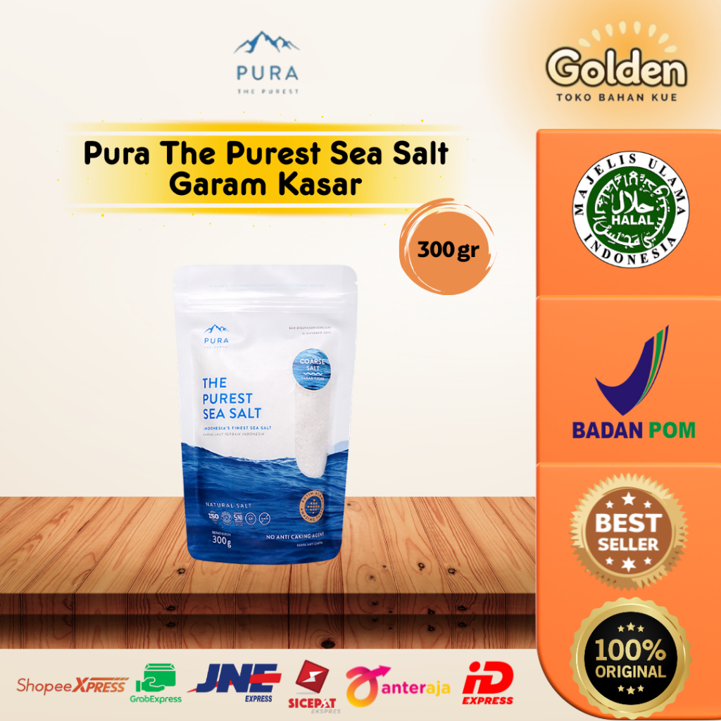 

Pura The Purest Sea Salt Garam Kasar 300gr