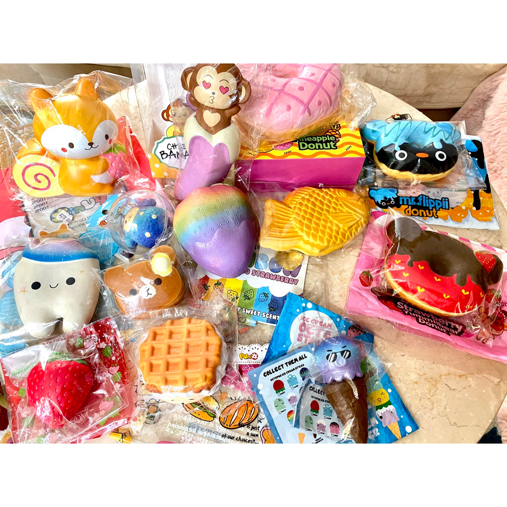 Squishy licensed by ibloom, punimaru, cutie creative, yummibear, etc