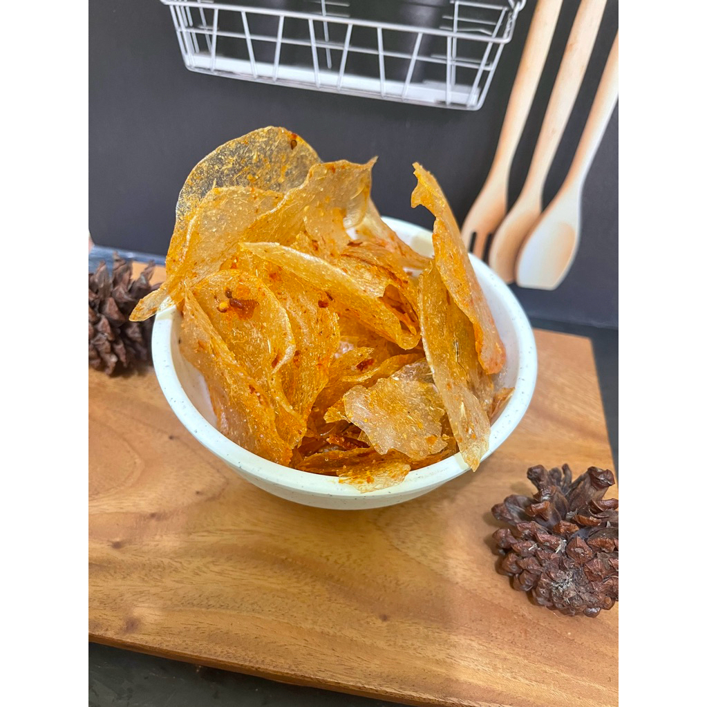 

Keripik Kaca Original Pedas Daun Jeruk 250gram