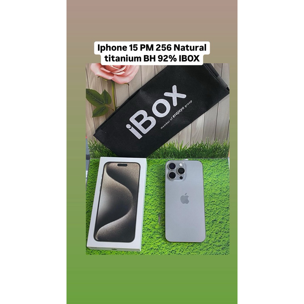 Second IPhone 15Pro Max 256 BH92%IBOX
