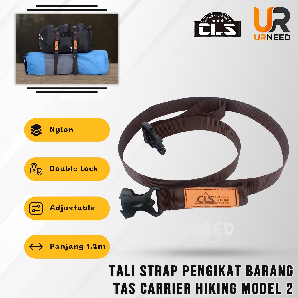 Tali Strapping Strap Pengikat Barang Tas Carrier Hiking Model 2