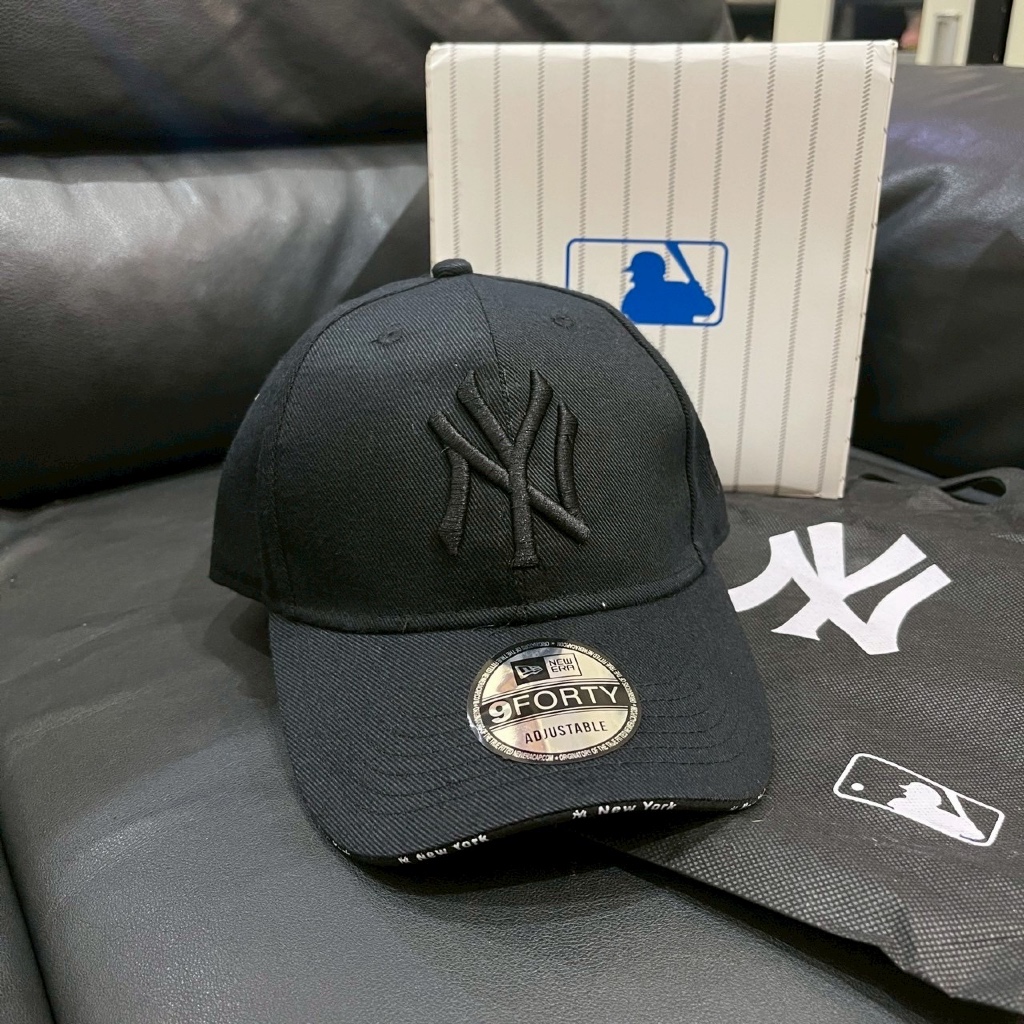 TOPI NY BASEBALL NY MINIFONT ORIGINAL BLACK CAPS