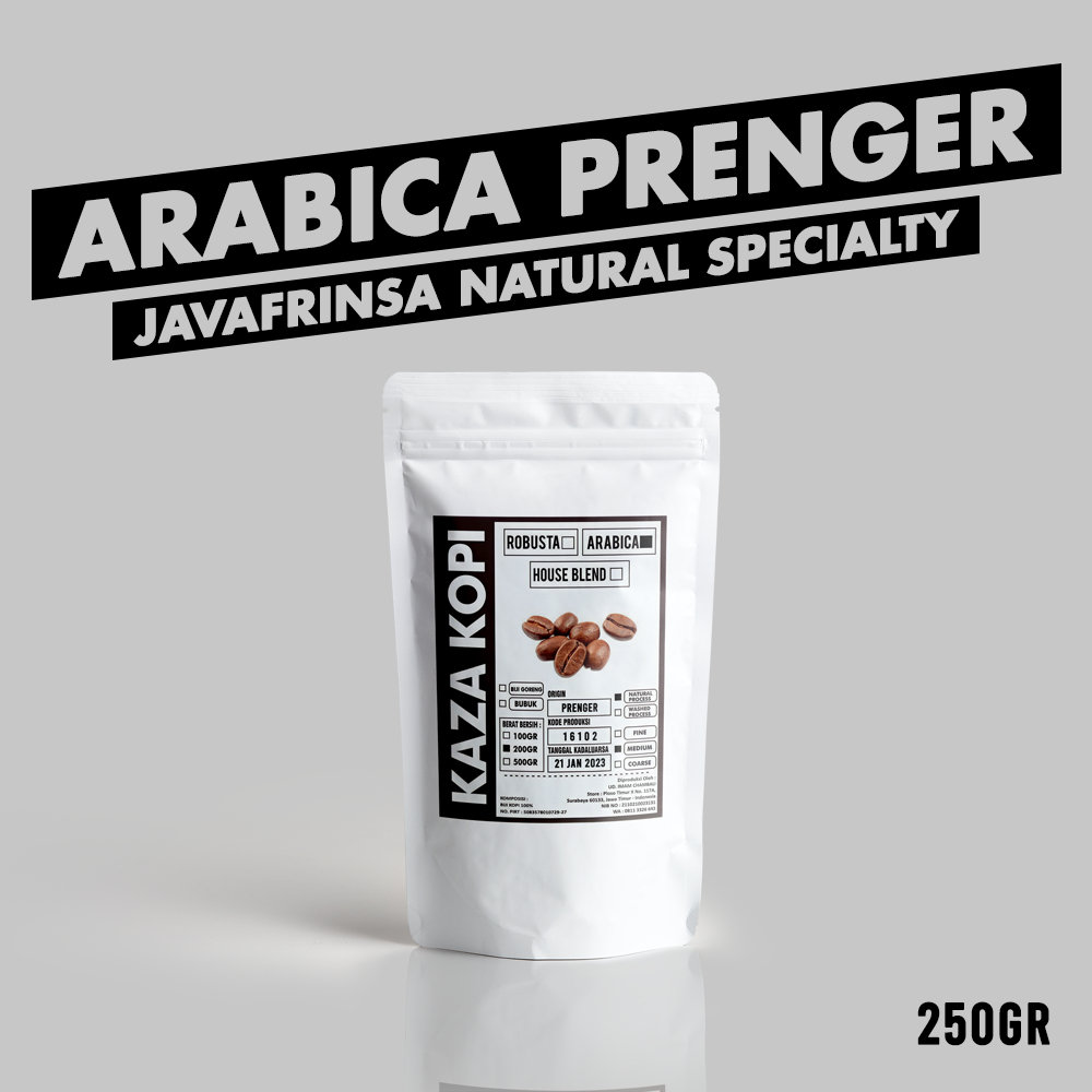 

KOPI ARABICA FRINSA NATURAL SPECIALTY