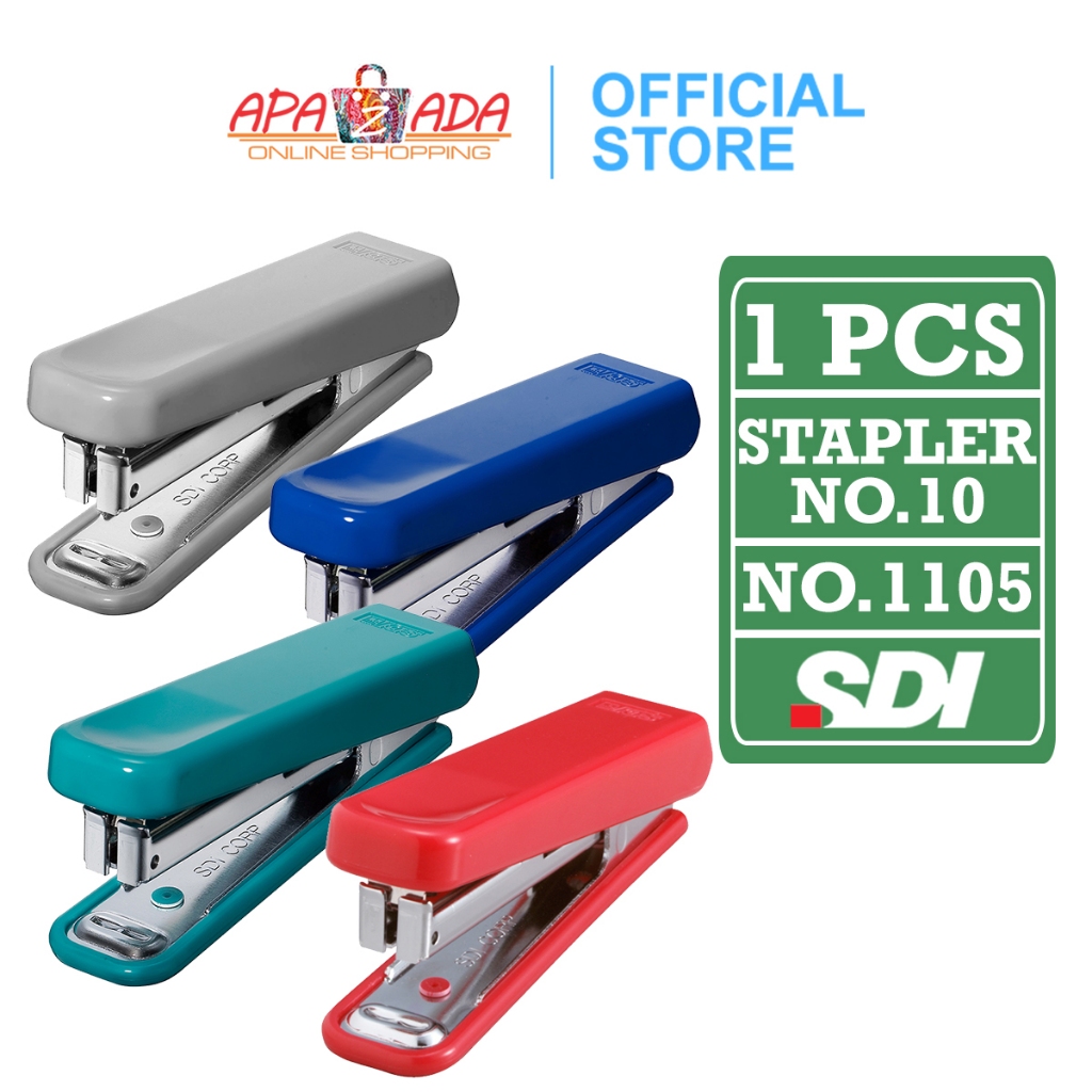

Apazada - Stapler Kertas No.10 / Alat Jepret Kertas Murah / Stapler SDI No.1105 Warna Random