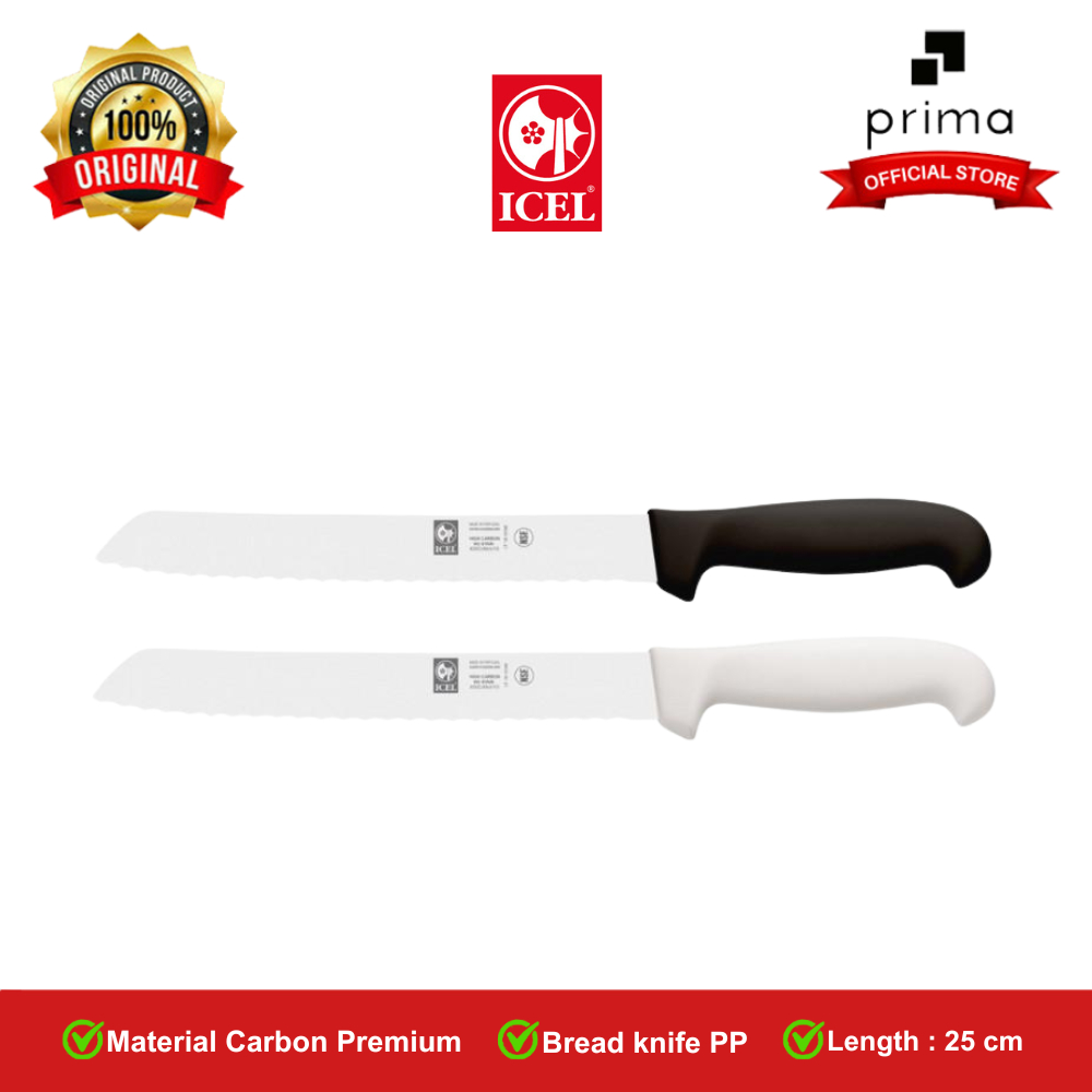 Bread knife 25 cm PP | Pisau Roti Original - ICEL