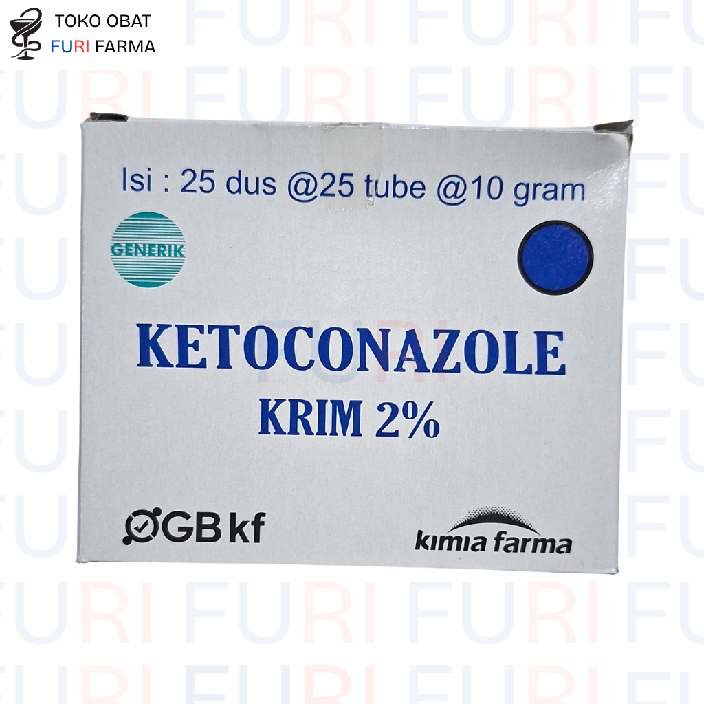 Ketoconazole 2% Cream 10g Kimia Farma 1 Box | Salep Krim Jamur Kulit