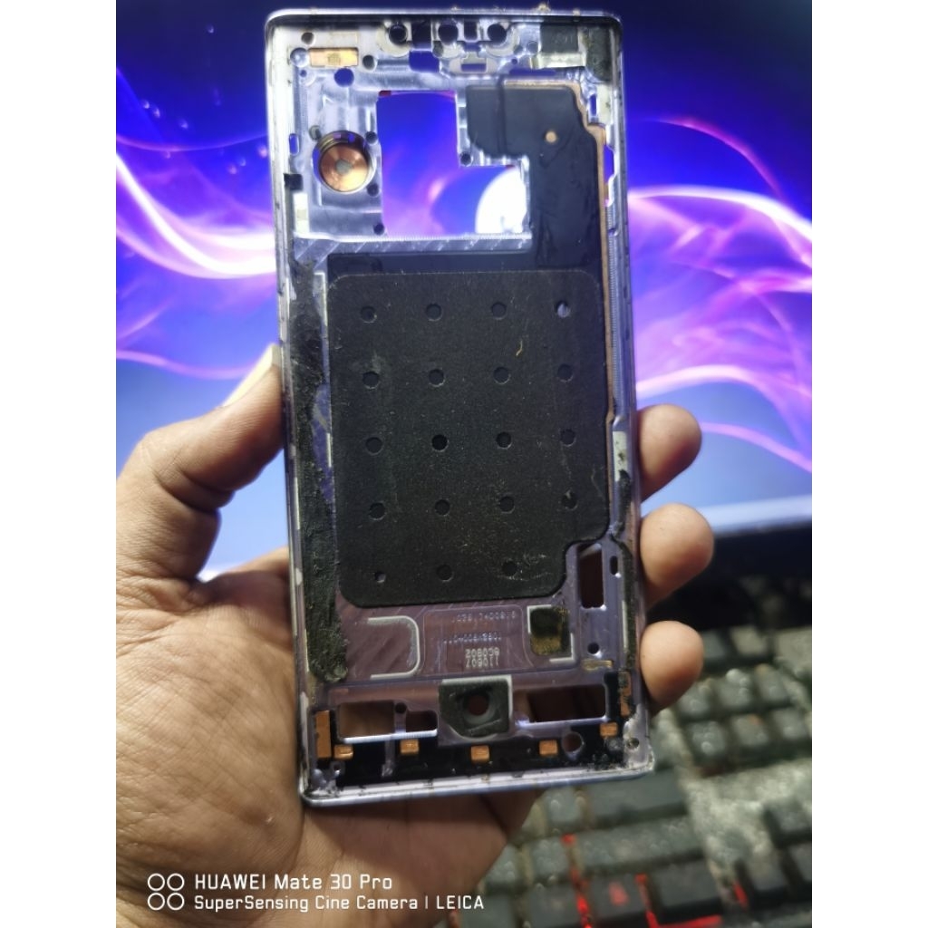 frame bezel tatakan lcd huawei mate 30 pro original copotan