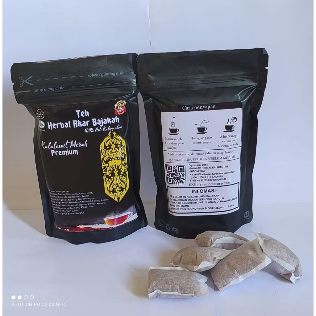 

Teh bajakah asli kalimantan akar bajakah kalalawit merah isi 20 termurah
