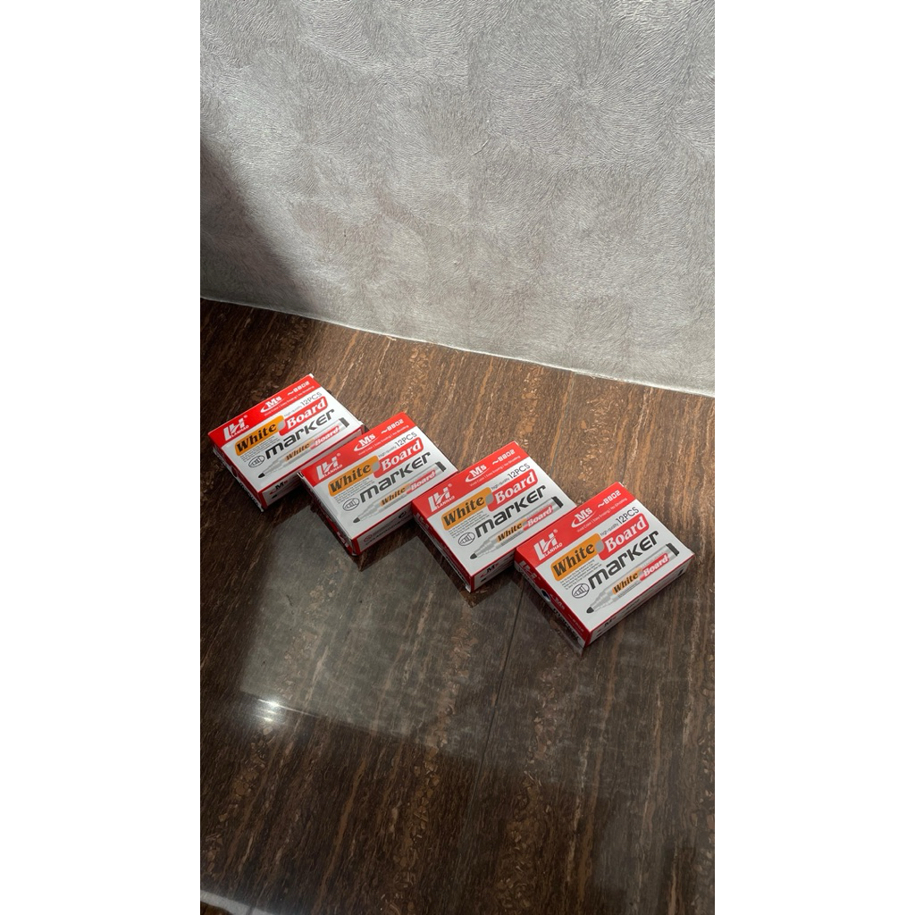 

(8802) Spidol Marker Whiteboard 1pcs Hitam Biru Merah Papan Tulis Dapat Dihapus Mudah NON-PERMANENT