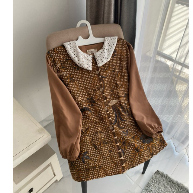 Masayu Batik - Blouse Batik Wanita Atasan Wanita Mochi