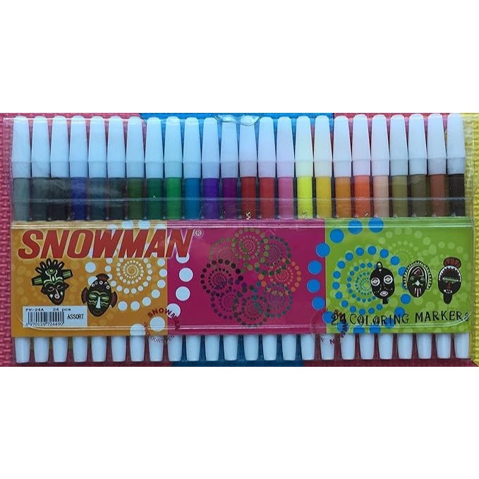 

SPIDOL SNOWMAN 24 Set WARNA PASTEL PW-24A PW 24A SEKOLAH ALAT TULIS
