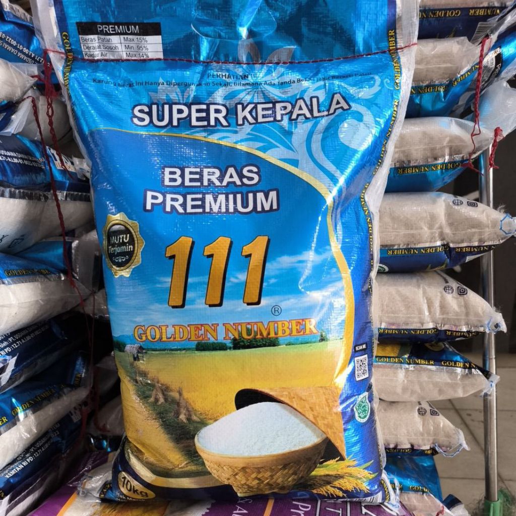 

Beras Premium Golden Number 111 (blue) 10kg