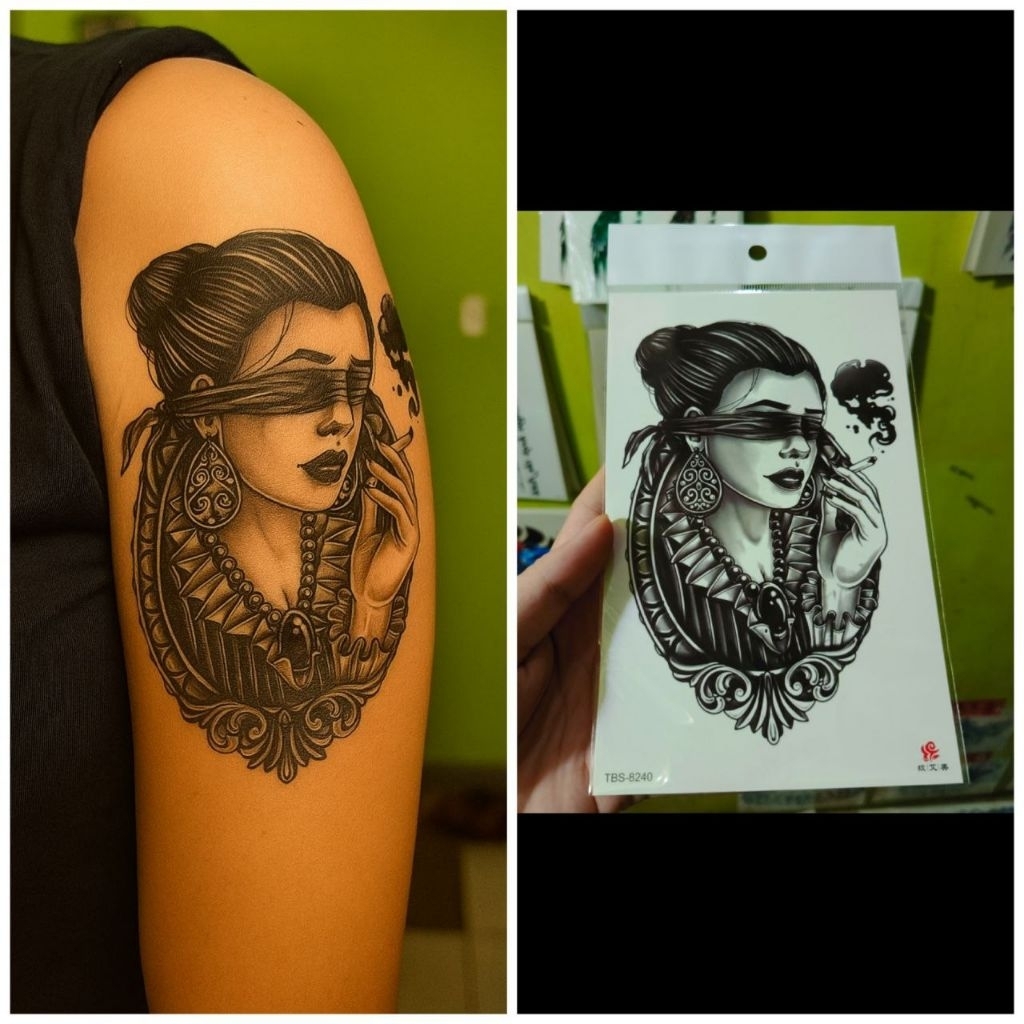 tato temporer motif tato tangan tato lengan