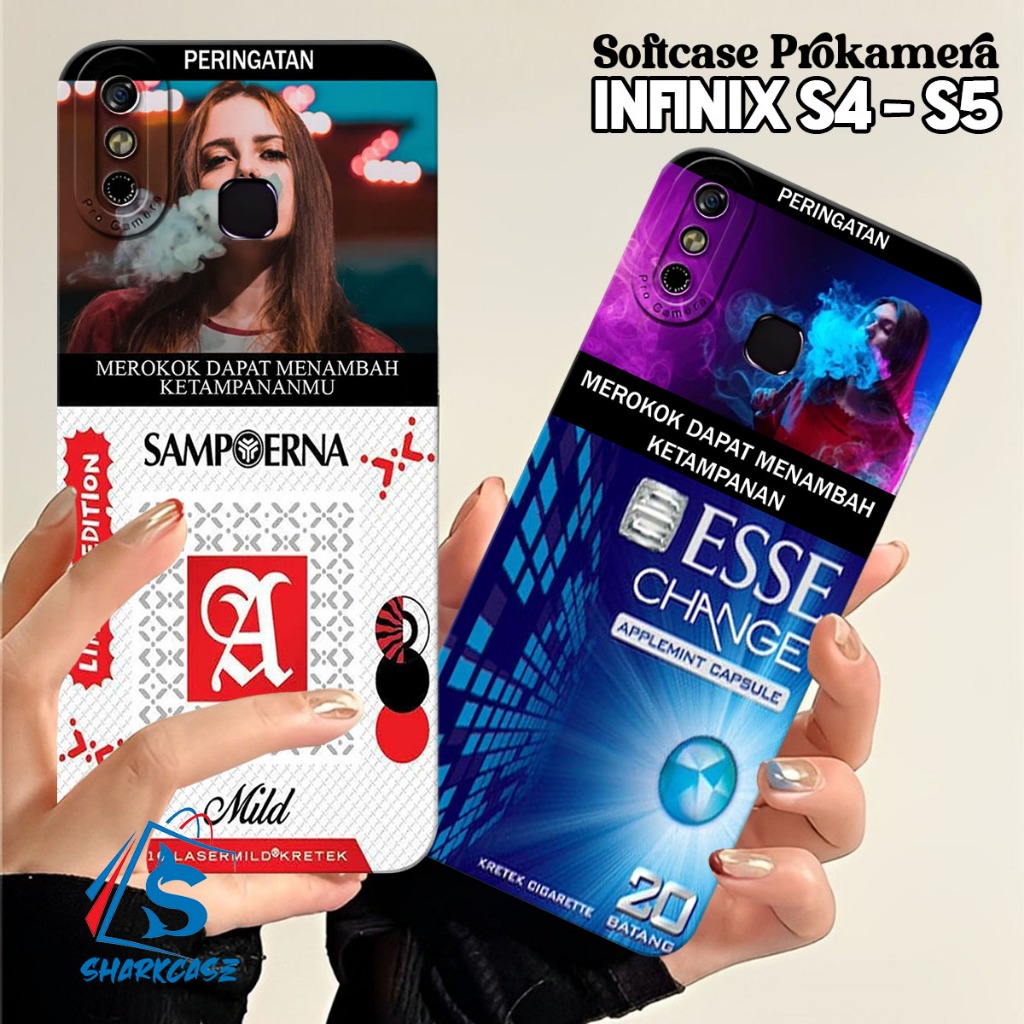 Case Infinix S4 / 3 PLUS / S5 / S5 LITE / Smart 4 / 5 / 6 / 7 / 8 / 9 Motif Bunga Rkk Smoke Keren Te