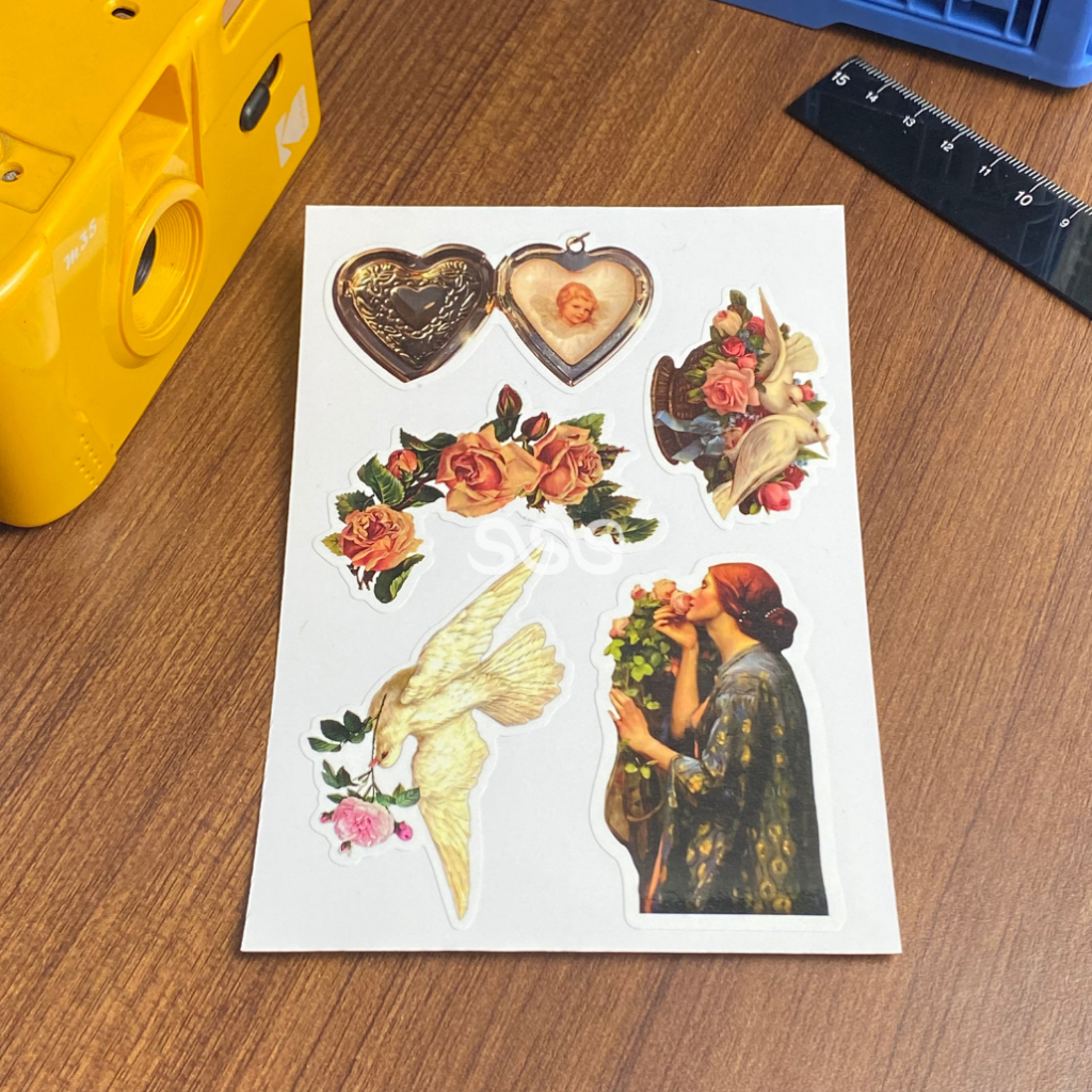 

STICKER BUNGA / STICKER BURUNG / STICKER AESTHETIC