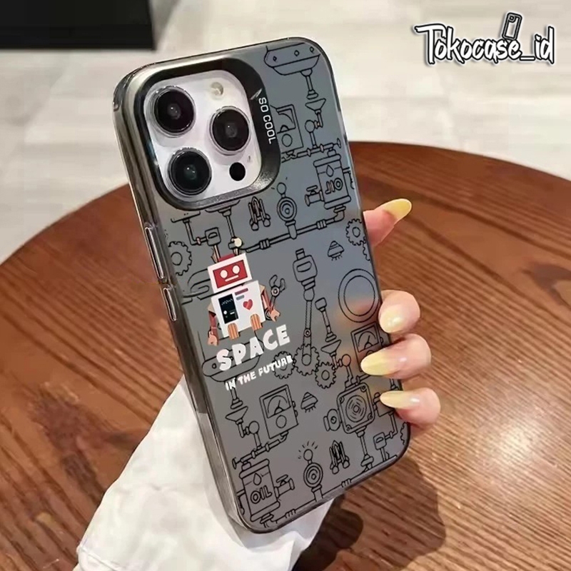 Premium Matte Hardcase casing HP Space Aesthetic Pattern compatible for Iphone 7 8 7PLUS X XR 11 12 