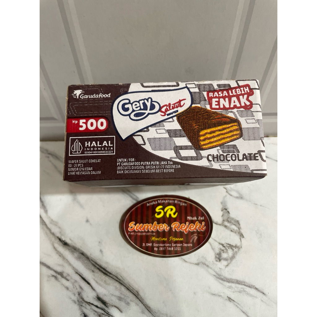 

GERY SALUT WAFER CHOCOLATE ISI 24pcs