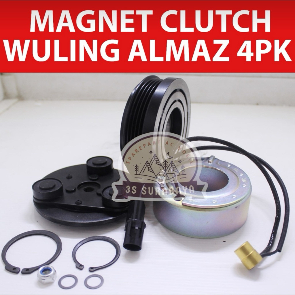 Magnet Klat Almaz Wuling Magnetic Clutch Ac mobil (Baru/New)