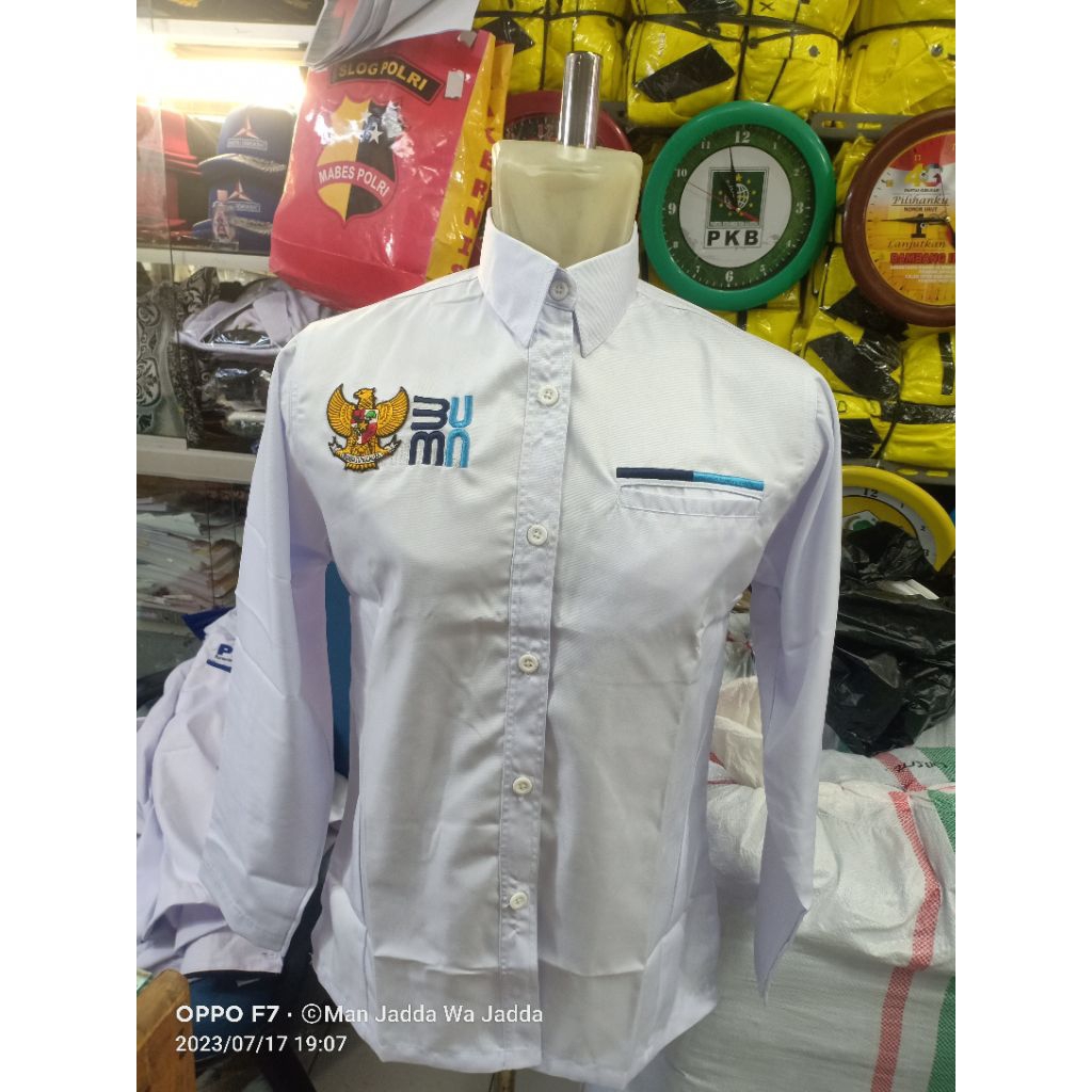 KEMEJA BUMN LENGAN PANJANG SERAGAM BUMN BAJU DINAS BUMN EXLUSIVE.