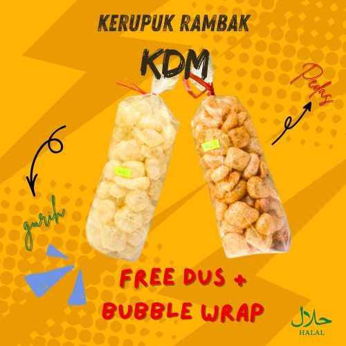 

Cemilan Kerupuk Kulit Rambak Dorokdok Kulit Sapi Rasa Pedas Daun Jeruk ORIGINAL Fresh HALAL