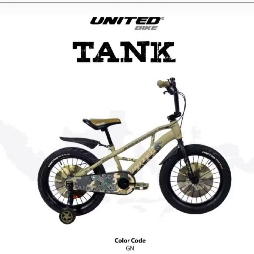 Sepeda BMX Anak 12 inch Tank United