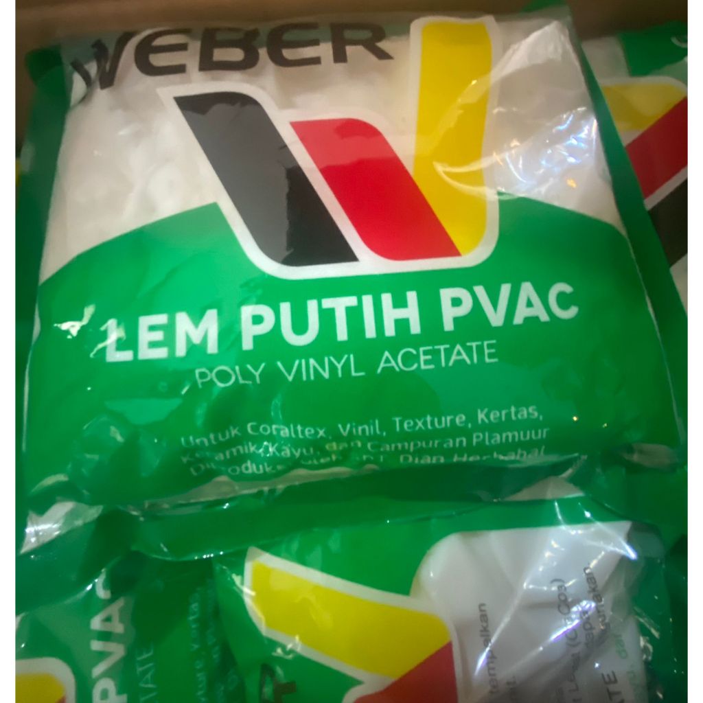 Lem Putih PVAc / Lem Weber Hijau