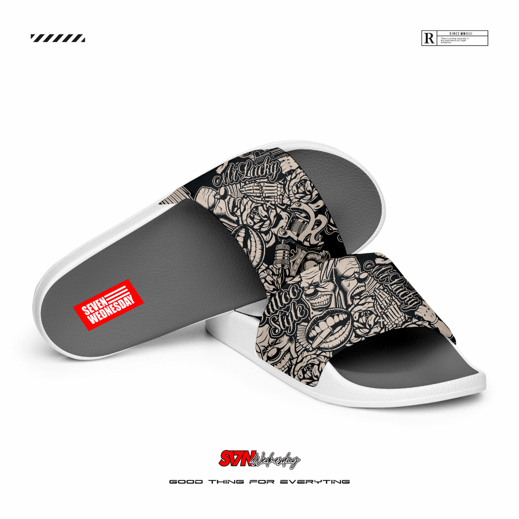 KING Sandal Selop Pria 702 hx Keren Sandal Slide Unisex Terbaru Sandal Sliper Kekinian