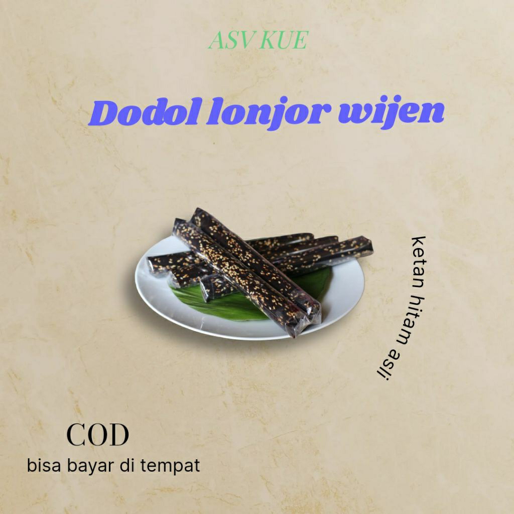 

Dodol betawi wijen 125 gram khas bogor fres legit halal