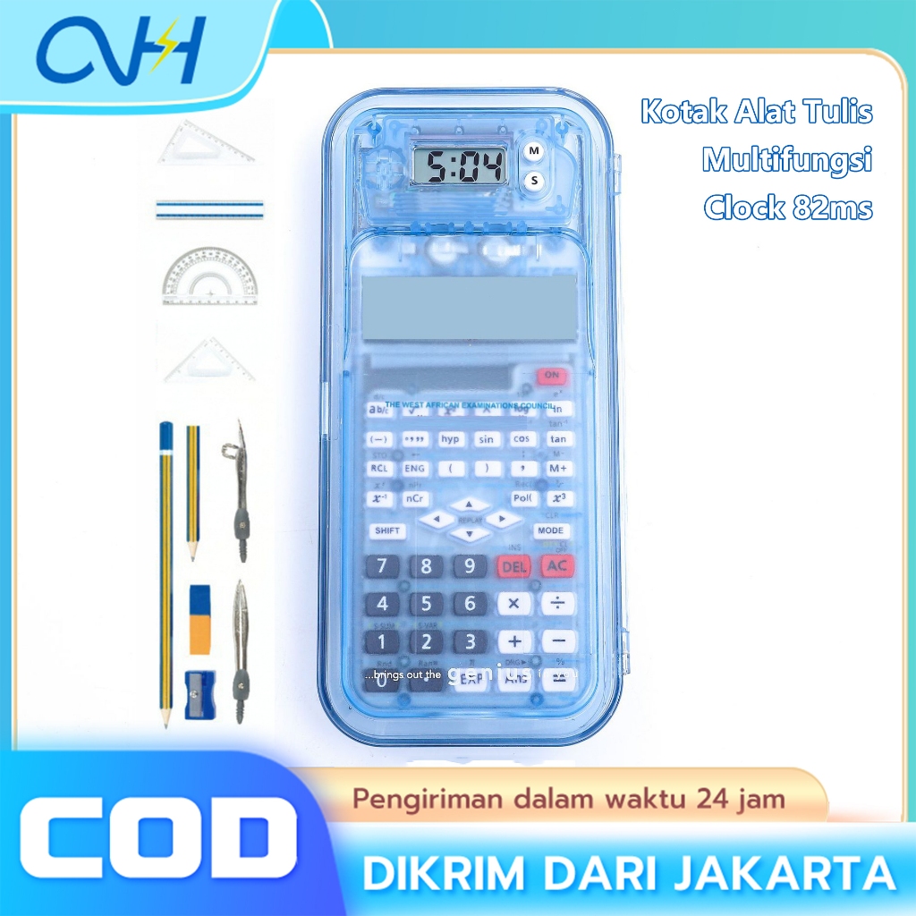 

Kalkulator Scientific Multi-Fungsi 82ms Case Pensil Clock Plus Kalkulator Scientific Calculator