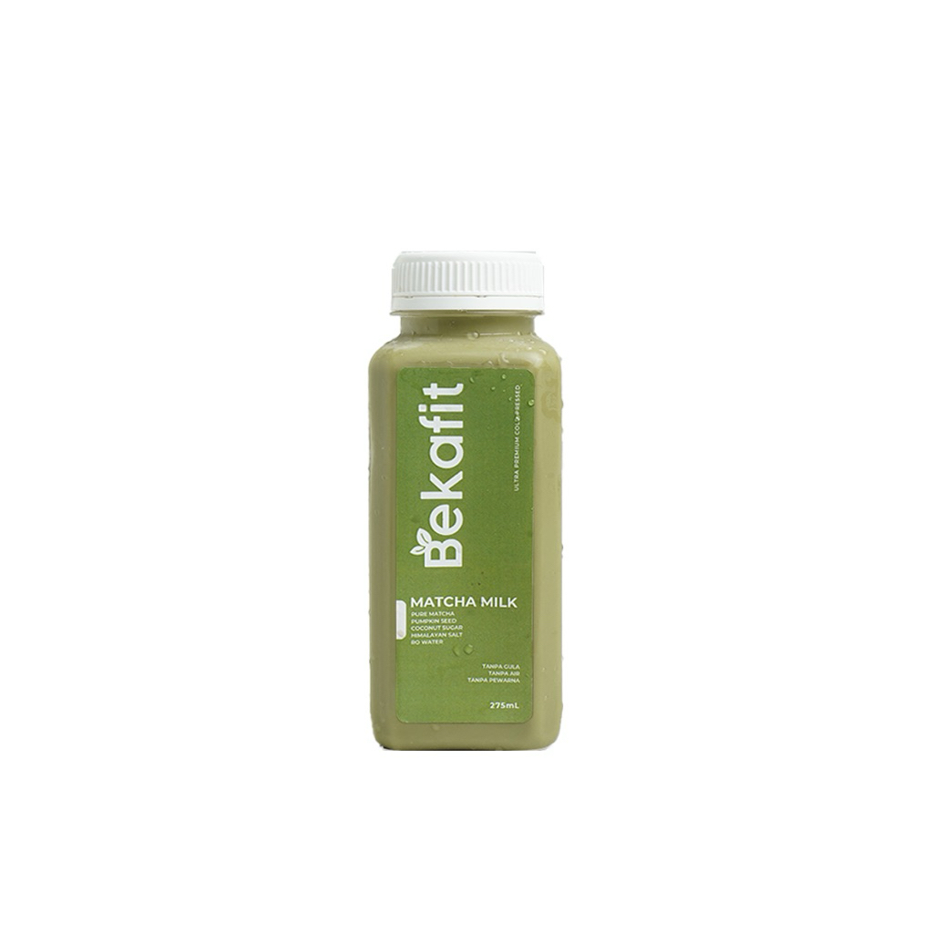 

Bekafit Matcha Milk Cold Pressed Juice - Susu Biji Labu