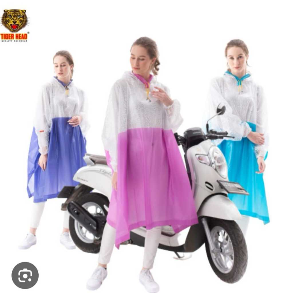 JAS HUJAN MANTEL PONCO TANGAN TIGER HEAD 68216