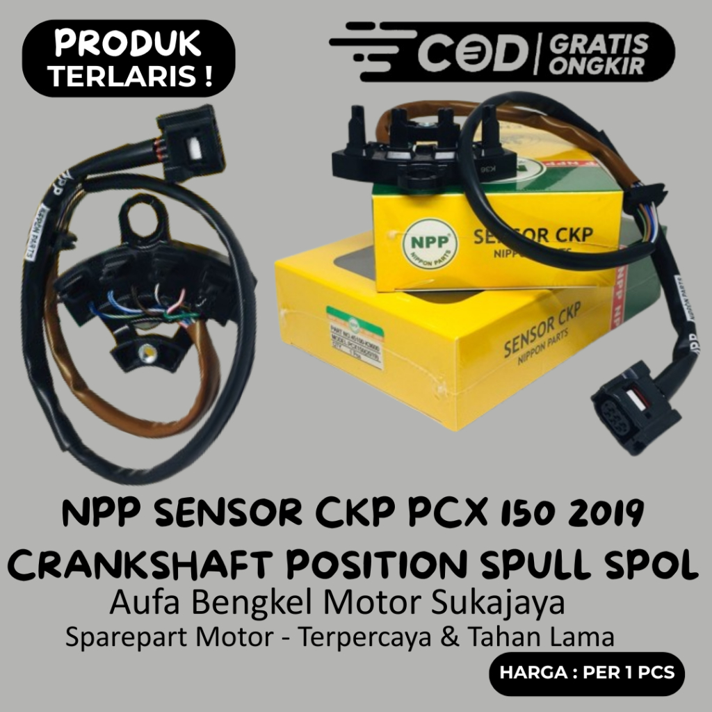Sensor CKP NPP PCX 150 2019 Crankshaft Position Motor Honda Injeksi Poros Engkol Nippon Parts Spull 