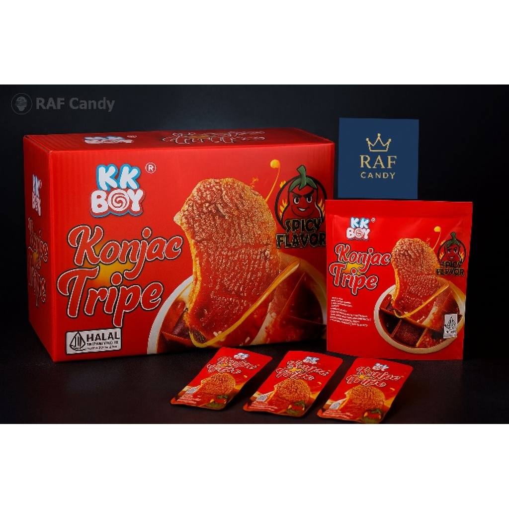

[Cemilan-Viral] KK BOY KONJAC TRIPE 30 Pcs