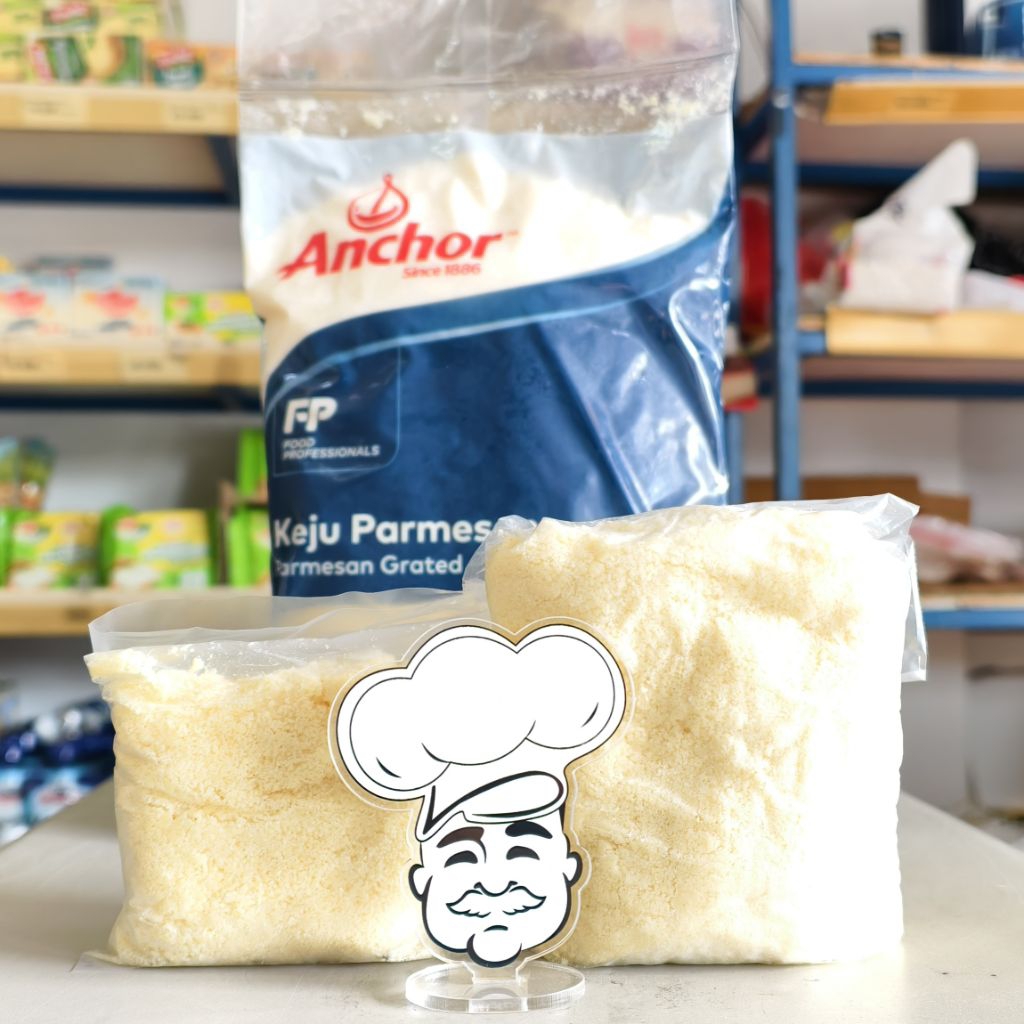 

Keju Parmesan Anchor / Keju Parmesan Bubuk Anchor / Parmesan Cheese / Keju Tua 100Gr, 250Gr