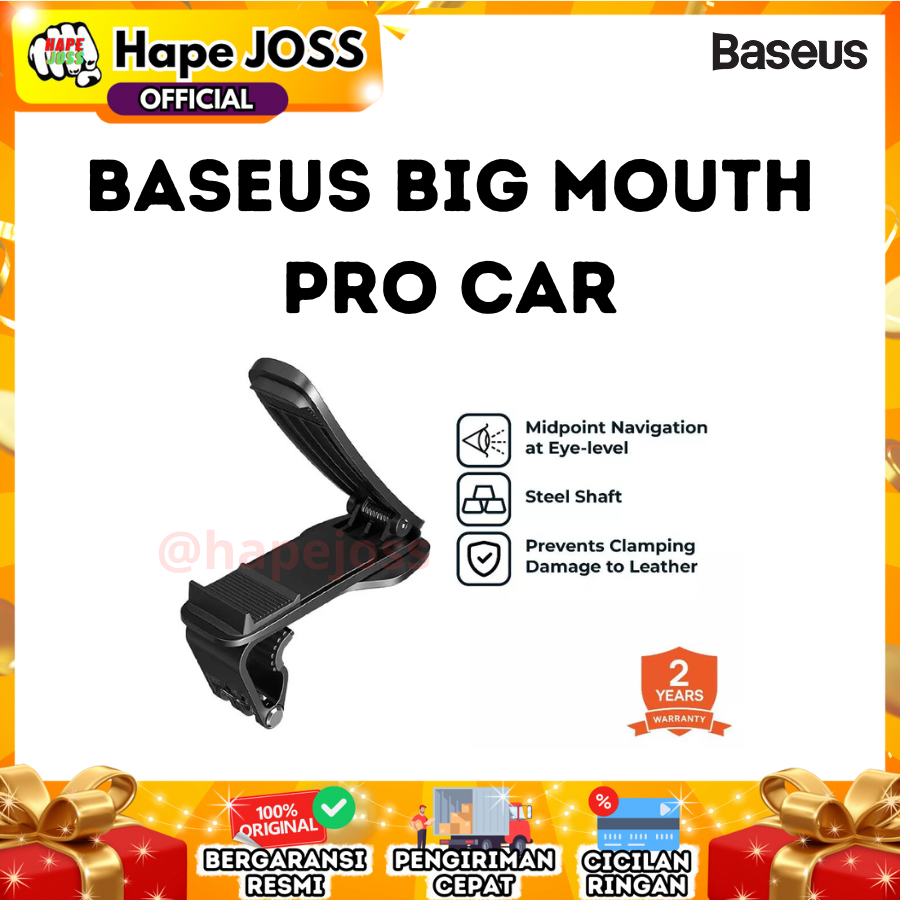 BASEUS CAR HOLDER DASHBOARD BIG MOUTH MOBILE PHONE CAR MOUNT